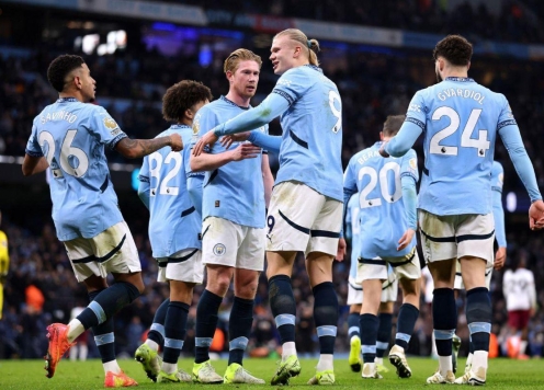 Haaland lập cú đúp, Man City trở lại đường đua Ngoại hạng Anh