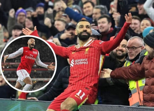 Salah chính thức vượt qua Thierry Henry