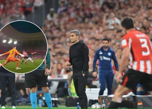 HLV Bilbao: 'Phạt đền là rõ ràng, nhưng thẻ đỏ thì quá nặng'