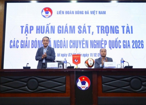 Khai mạc tập huấn giám sát, trọng tài các giải ngoài chuyên nghiệp quốc gia năm 2026