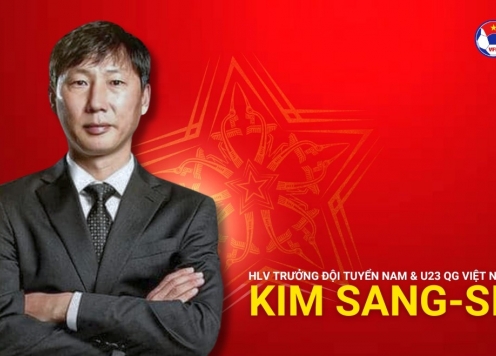 HLV Kim Sang-sik có 12 trợ lý tại ĐT Việt Nam