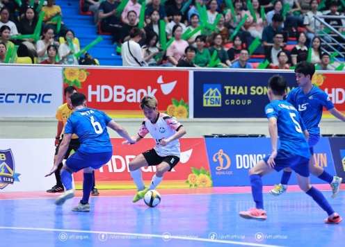 Kết quả lượt 5 giải futsal VĐQG: Thái Sơn Bắc áp sát ngôi đầu