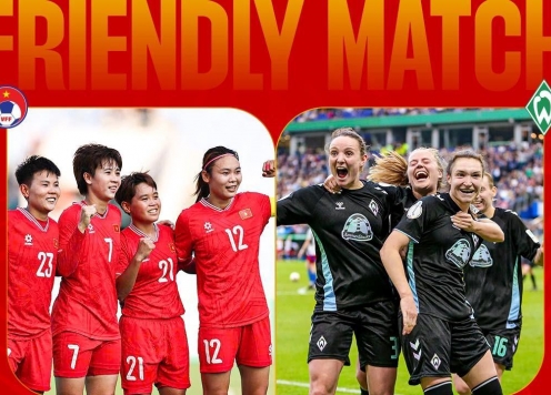 ĐT nữ Việt Nam vs Werder Bremen: Hàng Đẫy mở hội
