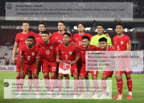 CĐV Đông Nam Á phản ứng khi Indonesia vào bảng khó ở VL World Cup