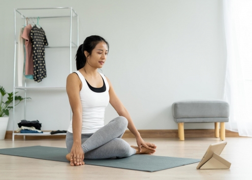 Tập yoga tại nhà đơn giản, giảm cân thần tốc