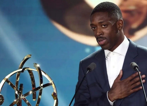 Dembele chính thức nhận danh hiệu cao quý