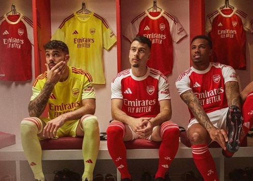 Arsenal công bố áo đấu sân nhà mùa giải 2025/26