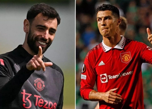 Bruno Fernandes san bằng kỷ lục của Ronaldo tại MU