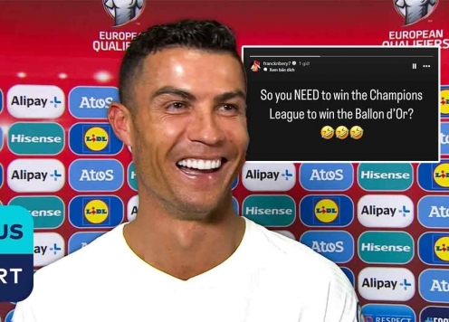 Ribery 'cà khịa' Ronaldo sau phát ngôn về Quả bóng vàng