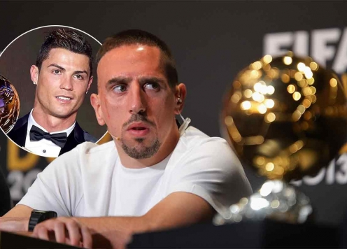 Ribery: 'Tôi nghĩ mình giành Quả bóng vàng, Ronaldo không có danh hiệu nào'
