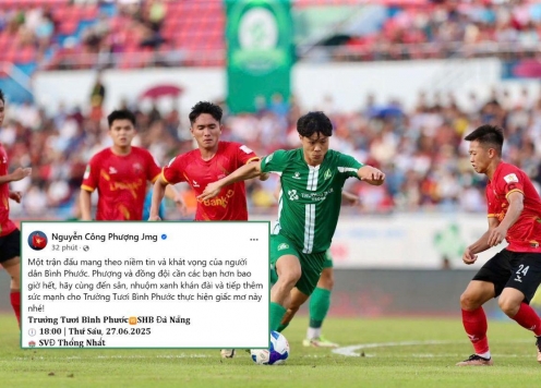 Công Phượng kêu gọi CĐV 'tiếp lửa' trước trận play-off với Đà Nẵng