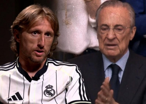 Chủ tịch Florentino Perez khóc nghẹn ngày chia tay Luka Modric