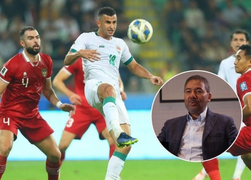 Indonesia bị chuyên gia Iraq cảnh báo mất vé World Cup