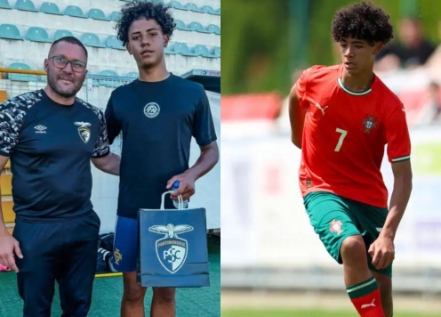 Con trai Ronaldo bất ngờ tập luyện tại CLB ít ai ngờ tới