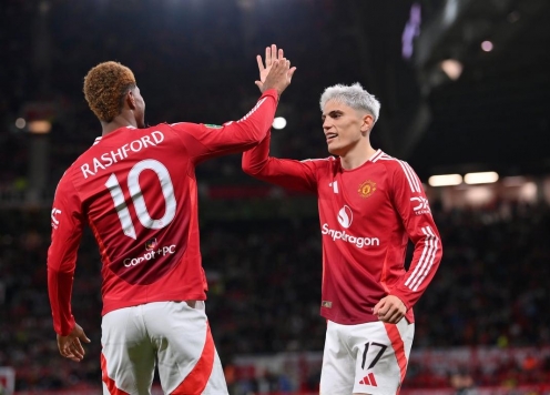 Garnacho phản ứng mạnh mẽ khi Rashford gia nhập Barcelona