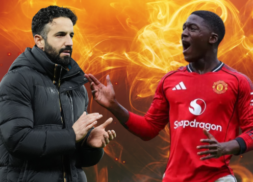 Ruben Amorim tàn nhẫn và lạnh lùng khi nhắc về Kobbie Mainoo