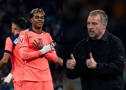 Hansi Flick: 'Vị trí mới của Yamal khiến tôi thực sự ấn tượng'