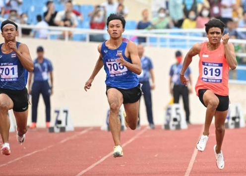 Các VĐV điền kinh nhắm đến kỷ lục dưới 10 giây nội dung 100m tại SEA games 33