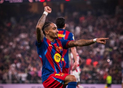 Raphinha có màn trình diễn điểm 10 giúp trận Barca 'hủy diệt' Bilbao