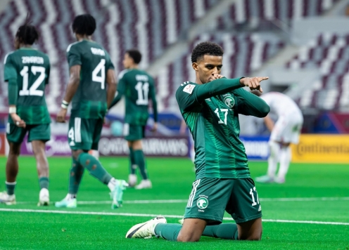 ĐKVĐ Ả Rập Xê Út thắng đậm 'quân xanh' của U23 Việt Nam