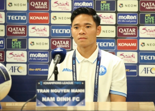 Thủ môn Nguyên Mạnh: 'Bangkok United rất mạnh nhưng Nam Định...'