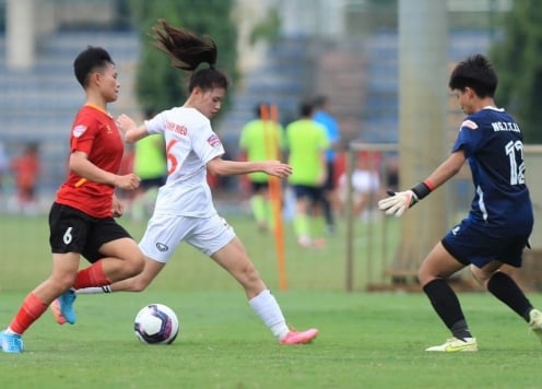 Tân binh U19 nữ Quốc gia thua 0-4 nhà vô địch lượt đi