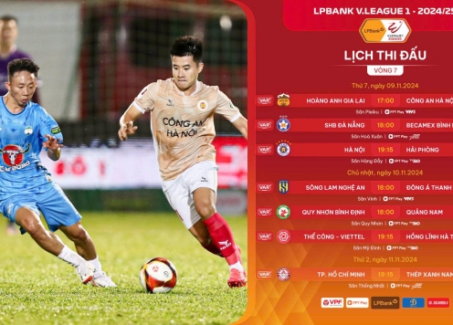 Vòng 7 V-League 2024/25: Cuộc đua đầy khốc liệt!