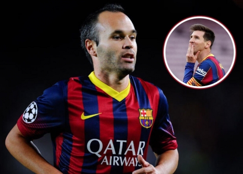 Iniesta bất ngờ gạch tên Messi khỏi 1 bình chọn