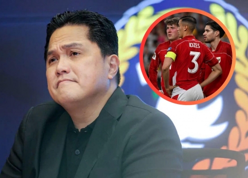 Chủ tịch Erick Thohir tuyên bố đanh thép dù Indonesia thua đậm Australia