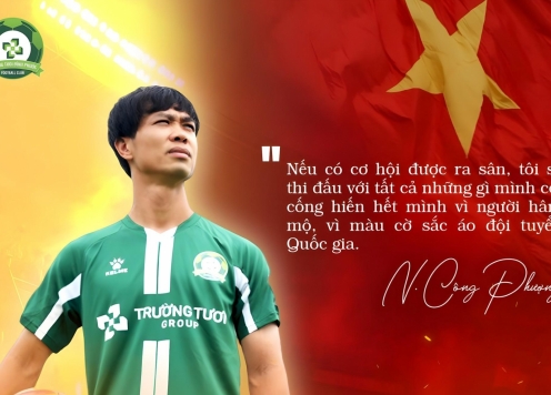 Công Phượng nói thật lòng khi được trở lại ĐT Việt Nam