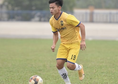 Tuyển thủ U23 Việt Nam: 'Được quay lại SLNA thi đấu là niềm hạnh phúc'
