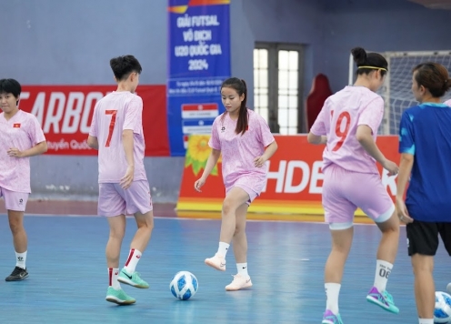 ĐT futsal nữ Việt Nam chuẩn bị kỹ cho chuyến du đấu Thái Lan