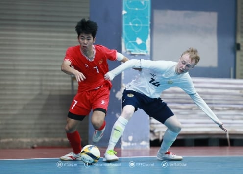 Thi đấu dũng cảm, U19 futsal Việt Nam cầm chân ĐT U19 Nga