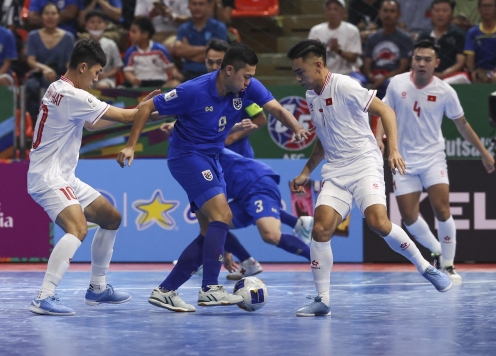 Thái Lan chỉ tung đội hình B đấu ĐT futsal Việt Nam