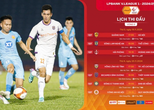 Nghẹt thở vòng 9 V-League: Ngôi đầu đổi chủ?