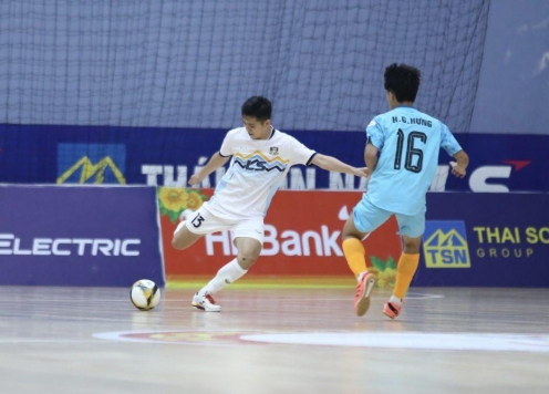 Xuất hiện hàng loạt trận thắng đậm ở giải futsal Việt Nam