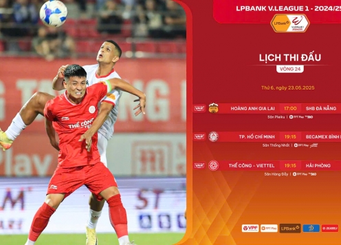 Trước vòng 24 V-League: Nghẹt thở cuộc đua trụ hạng