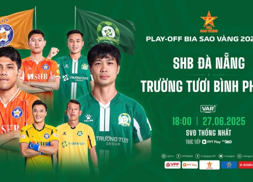 Trực tiếp Bình Phước vs Đà Nẵng, 18h00 hôm nay 27/6