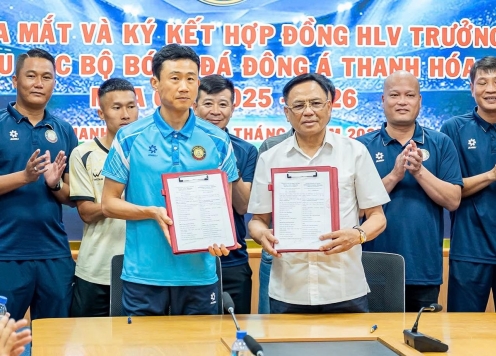 Cựu trợ lý ĐT Việt Nam chính thức làm HLV trưởng CLB Thanh Hoá