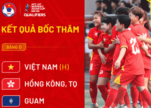 Lịch thi đấu của U17 Việt Nam tại vòng loại U17 nữ châu Á 2026