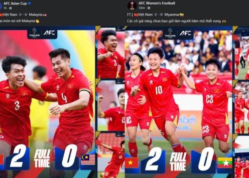 Bóng đá Việt Nam đại thắng, AFC gửi thông điệp đặc biệt