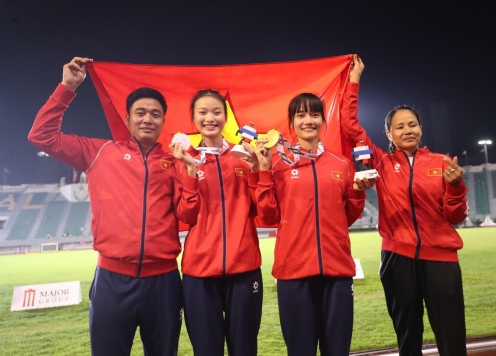 Điền kinh Việt Nam nhận thưởng khủng 1 tỷ đồng ở SEA Games 33