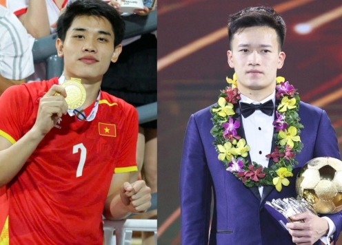 Hoàng Đức lập tức nhắc tới Đình Bắc sau khi giành QBV Việt Nam 2025