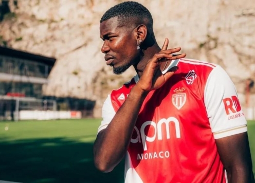 Paul Pogba tiếp tục 'mất tích' trong màu áo Monaco