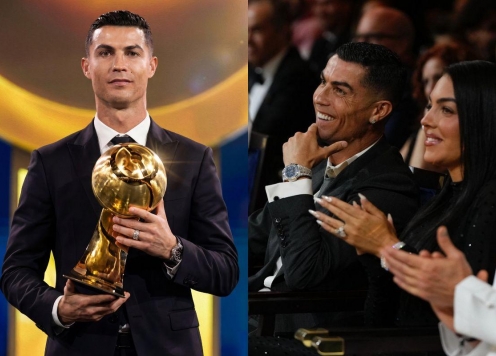 Ronaldo tuyên bố 'cứng' về mốc 1.000 bàn sau hat-trick giải thưởng