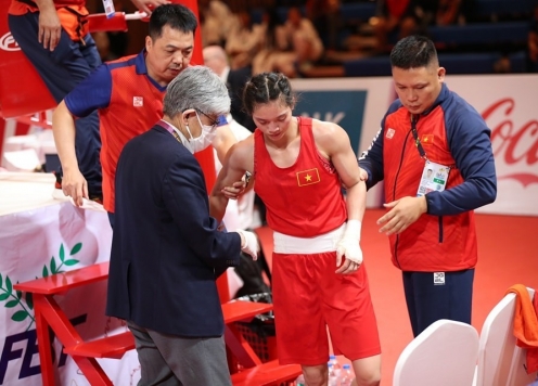 Á quân thế giới Nguyễn Thị Tâm nhận tin vui sau sự cố tại SEA Games 32