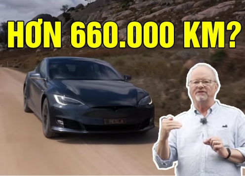 Tin được không? Xe điến Tesla Model S chạy gần 700.000 km mới cần thay pin