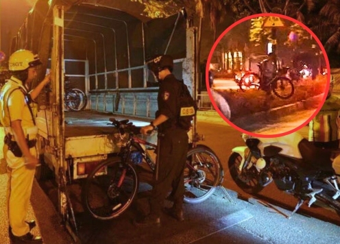 TP.HCM: Đi sai luật, hàng chục ‘cua-rơ’ bê xe bỏ chạy khi đụng mặt cảnh sát giao thông