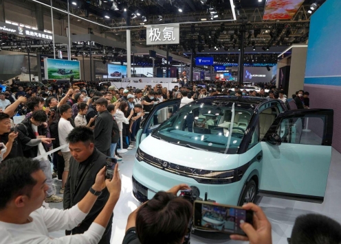 Ô tô điện phô diễn sức mạnh tại triển lãm xe hơi lớn nhất Trung Quốc