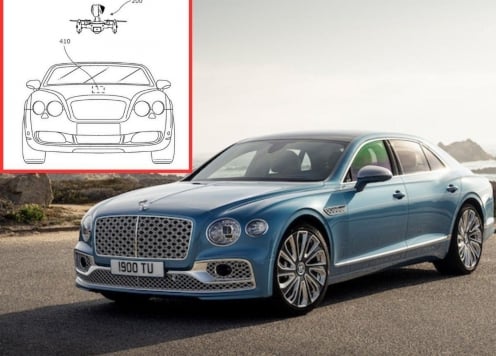 Bentley ấp ủ ý tưởng ‘điên rồ’, biến logo xe thành máy bay không người lái?